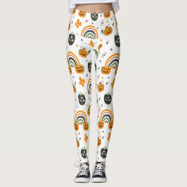 Leggings Halloween del Spooky Boho Pattern