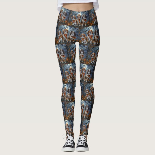 Leggings Halloween en español tibetano espeluznante (Anverso)