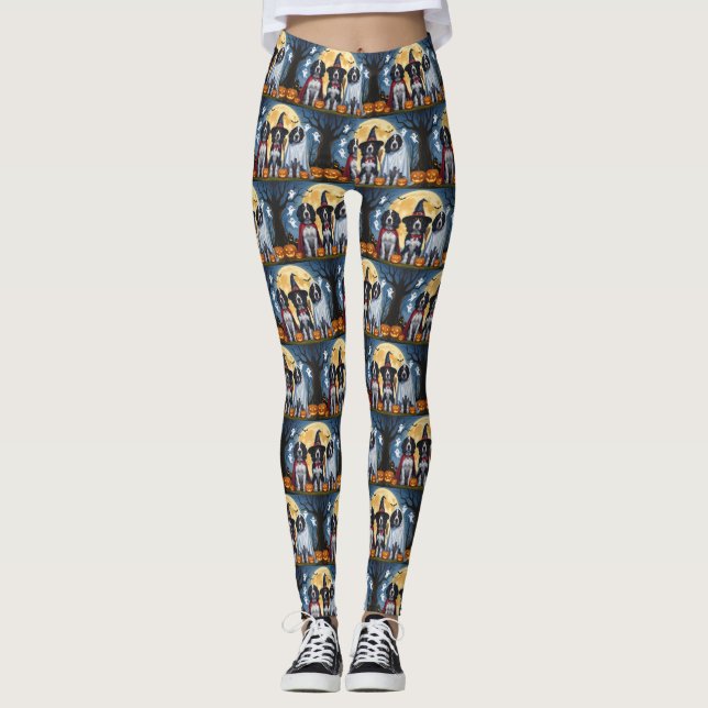 Leggings Halloween es divertido para los perros que se prep (Anverso)