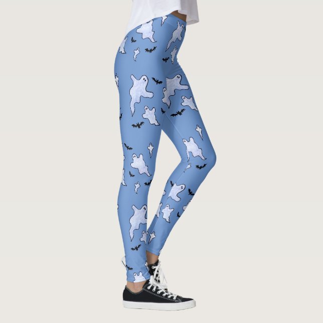 Leggings Halloween Fantasma y Bats (Derecha)