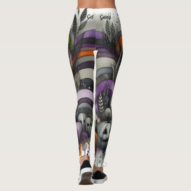 Leggings Halloween festivo (Reverso)