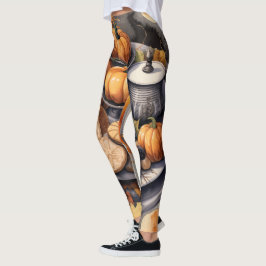 Leggings Halloween food for Party themed 