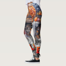 Leggings Halloween food for Party themed 