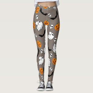 Leggings Halloween Ghost Bats Skumpkin