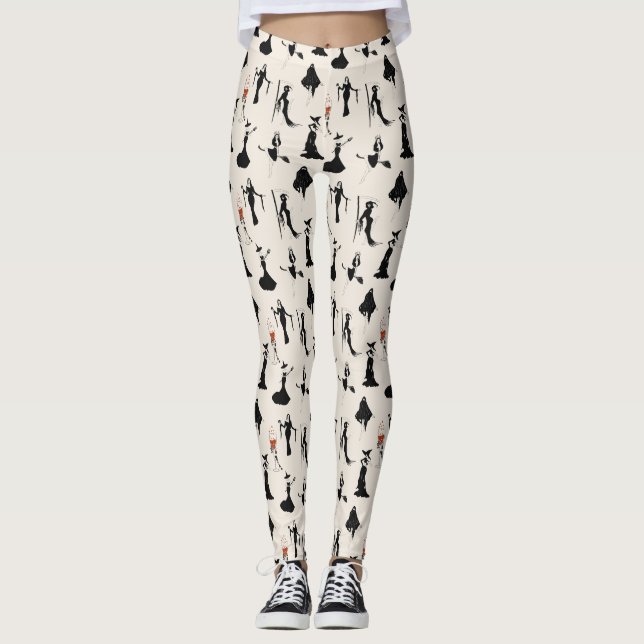 Leggings Halloween Hart Skeleton Hand Halloween (Anverso)