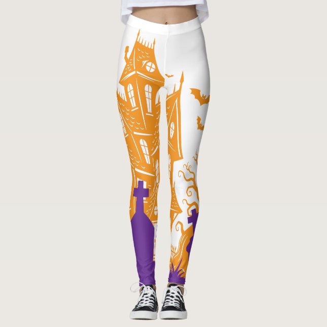 Leggings : HALLOWEEN House #2 (Anverso)