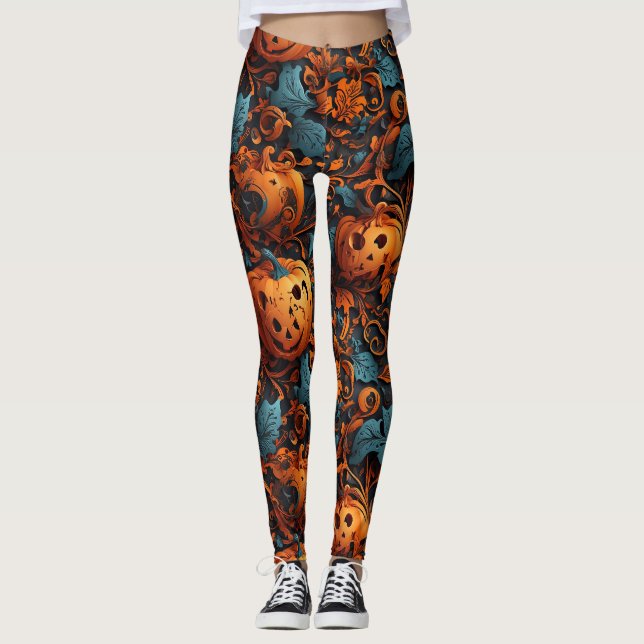 Leggings Halloween Jack o lantern Pumpkin (Anverso)