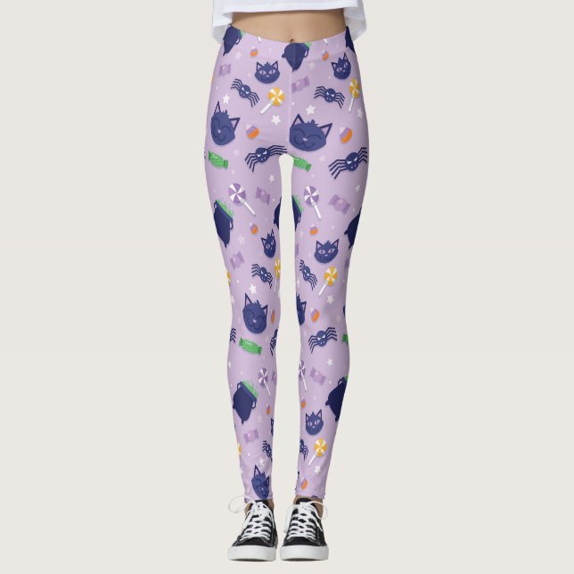 Leggings Halloween Kitty (Anverso)