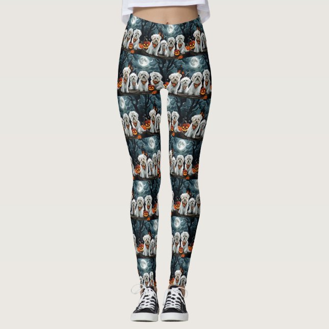 Leggings Halloween maltés Spooki (Anverso)