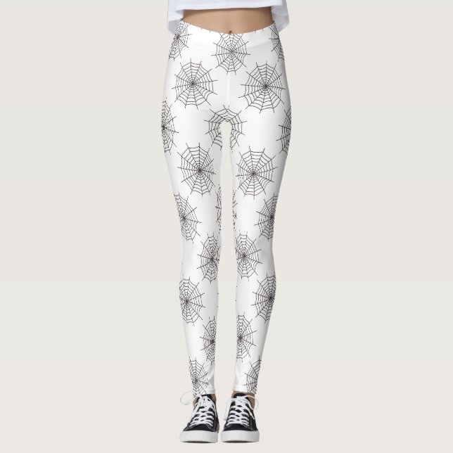 Leggings Halloween, Spider Web, Trick O Trete, Boo (Anverso)