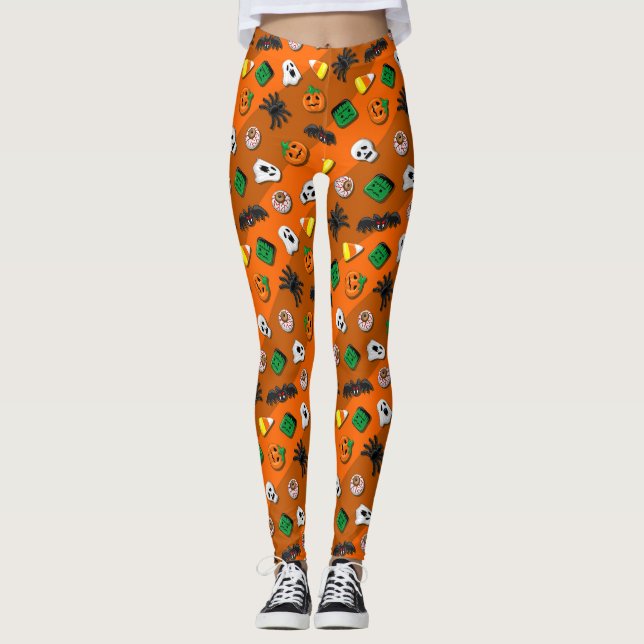 Leggings Halloween Spooky Candies Fiesta (Anverso)