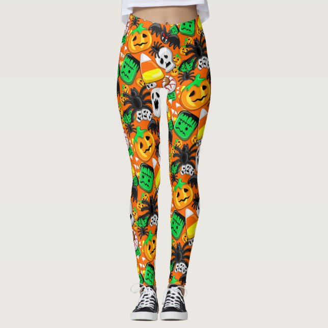 Leggings Halloween Spooky Candies Fiesta (Anverso)