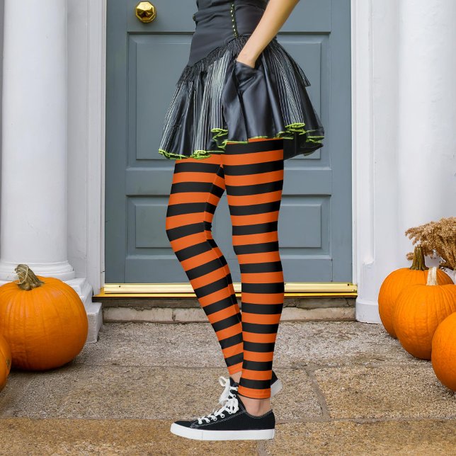 Leggings Halloween Stripe Witch (Subido por el creador)