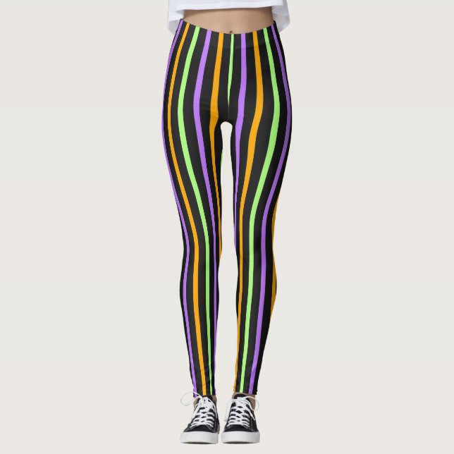 LEGGINGS HALLOWEEN STRIPED (Anverso)