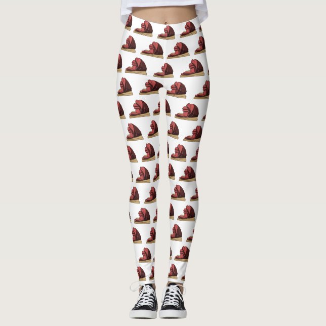 Leggings Ham personalizado ilustracion (Anverso)