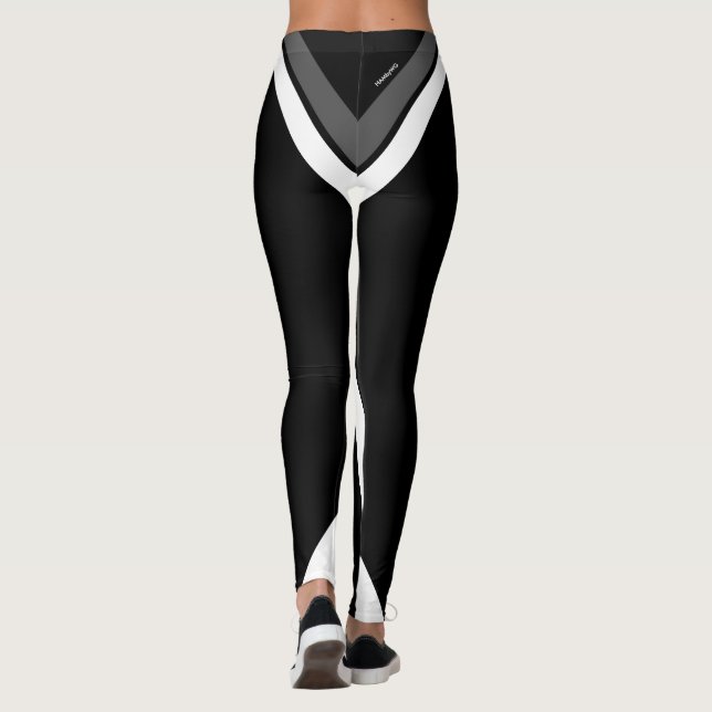 Leggings HAMbyWG - Leyendas de firma - Negro/Gris/opción (Reverso)