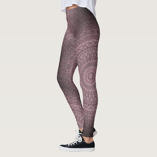 Leggings HAMbyWG - Leyendas - Mandala rosa Rubor (Izquierda)