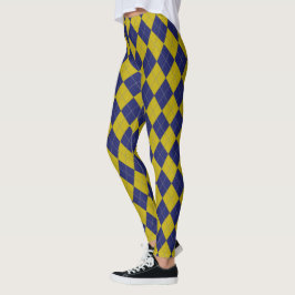 Leggings HAMbyWG Navy Blue Argyle con cualquier otro color