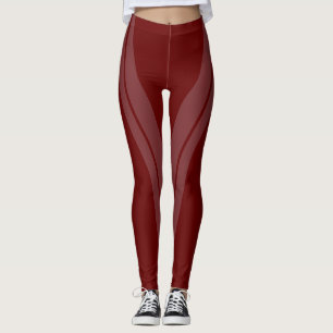 Leggings HAMbyWG - Piernas de compresión - 2 tonos/rojo osc