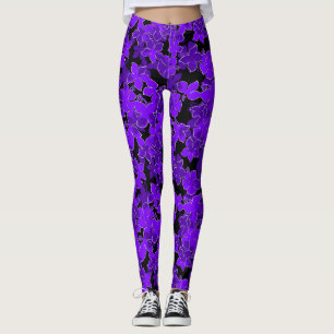 Leggings Hanalei Hawaiian Hibiscus Camo Floral