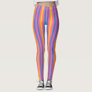 Leggings Happy Energy Pink Blue Yellow Slimming Strimming