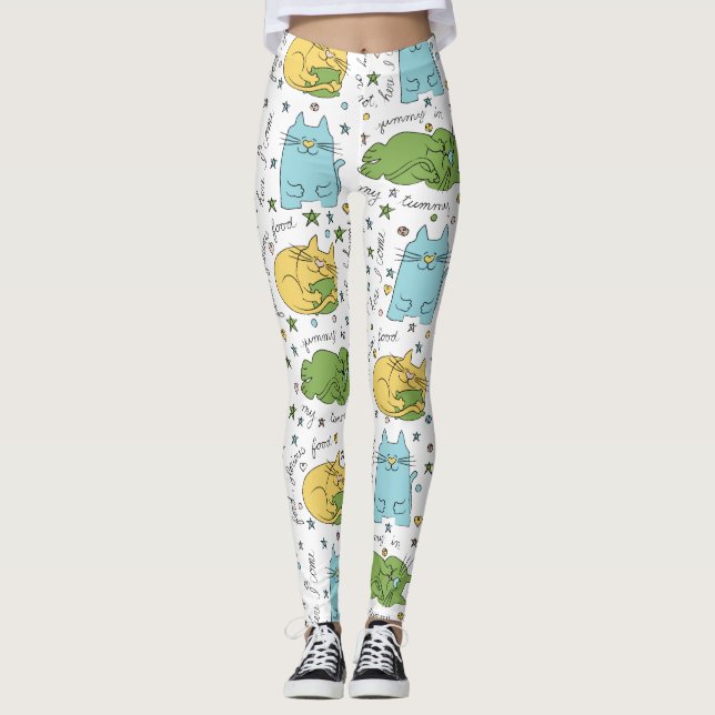 Leggings Happy Kitties (Anverso)