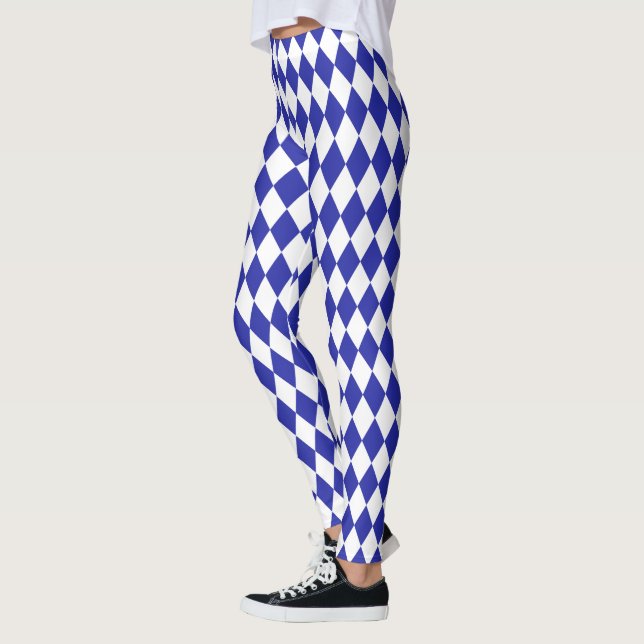 Leggings Harlequin azul egipcio (Izquierda)