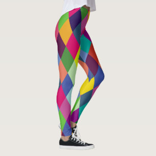 Leggings Harlequin barato en color arcoiris
