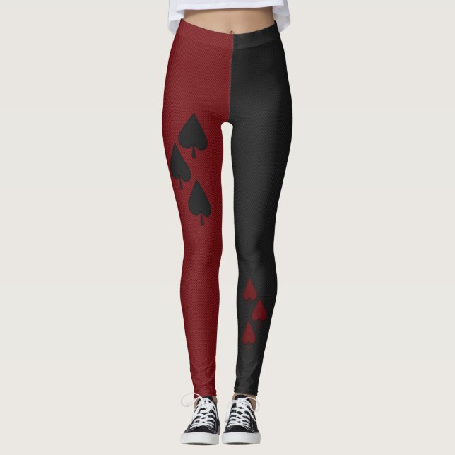 Leggings Harlequin de espadas (Anverso)