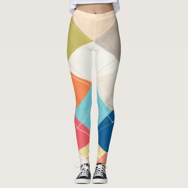 Leggings Harlequin Hopscotch - Patrón Argyle (Anverso)