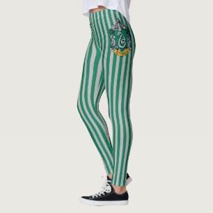 Leggings Harry Potter Escudo Slytherin Con Banner De Oro