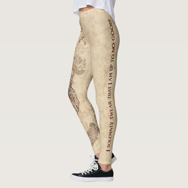 Leggings Harry Potter Spell | Mapa de Marauder (Izquierda)