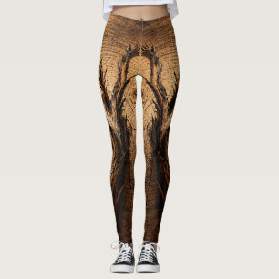 Leggings “Hathoria” – Retrato de una mujer en la naturaleza