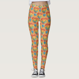 Leggings Heart autism