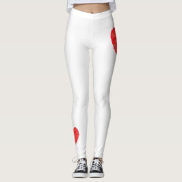 Leggings Heart Balloons Illustration Design