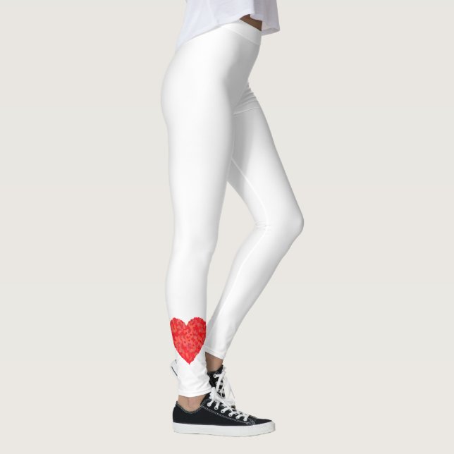Leggings Heart Balloons Illustration Design (Derecha)