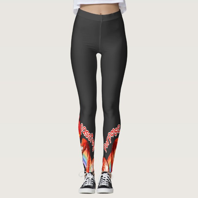 Leggings heart design (Anverso)