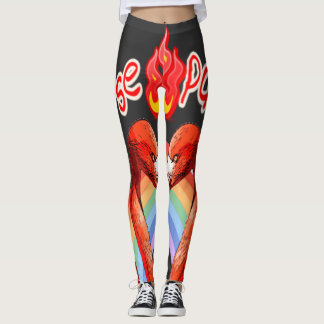 Leggings heart design
