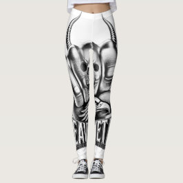Leggings Heavy Metal Festival Outfit Totenkopf Adler