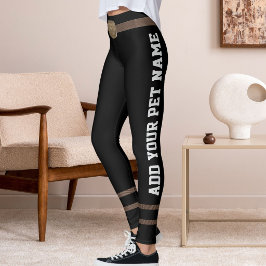 Leggings Hebilla de Cinturón de Latón Marrón para Amantes d