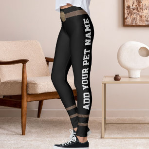 Leggings Hebilla de Cinturón de Latón Marrón para Amantes d