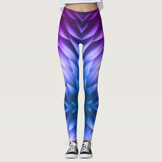 Leggings hebras de pétalos de acero (Anverso)
