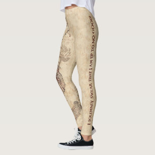 Leggings Hechizo de Harry Potter   Mapa del Merodeador