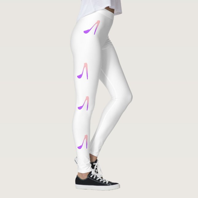 Leggings Heels Ultra Stretch de moda de las mujeres  (Derecha)
