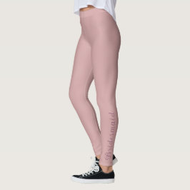 Leggings Heirloom Pink & Dusty Mauve Garden Weddings 