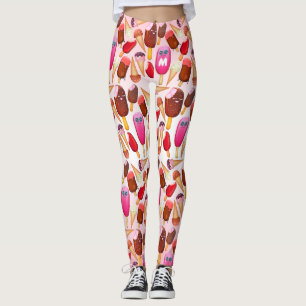 Leggings Helados de crema de helado cutto de pavimentos mon
