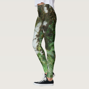 Leggings Helechos de árboles del prado del bosque por todo