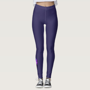 Leggings hembras de hembra floral