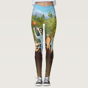 Leggings Henri Rousseau - Los jugadores de fútbol