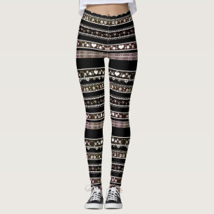 Leggings Hermosa, blanca, leggarias de encaje, encaje, legg